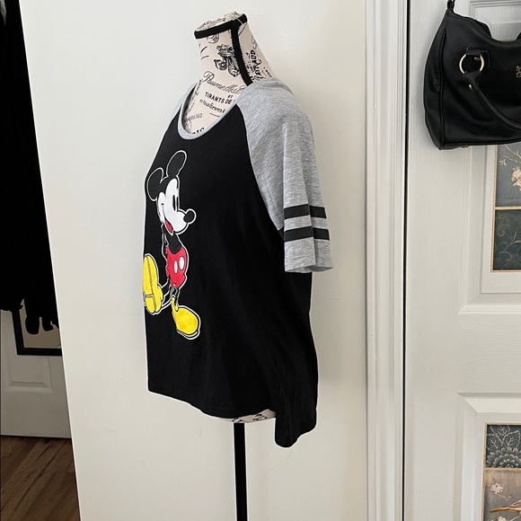 Disney Mickey Mouse  T-Shirt - Black, Gray, and Yellow - Picture 5 of 6